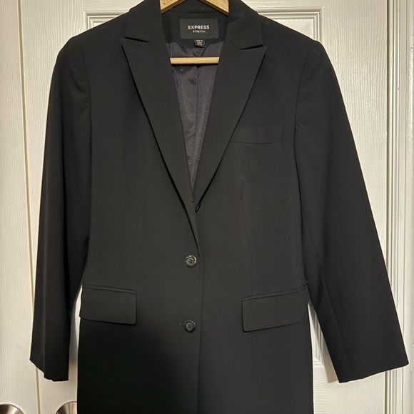 EXPRESS Boxey Blazer Knee length - Picture 1 of 3